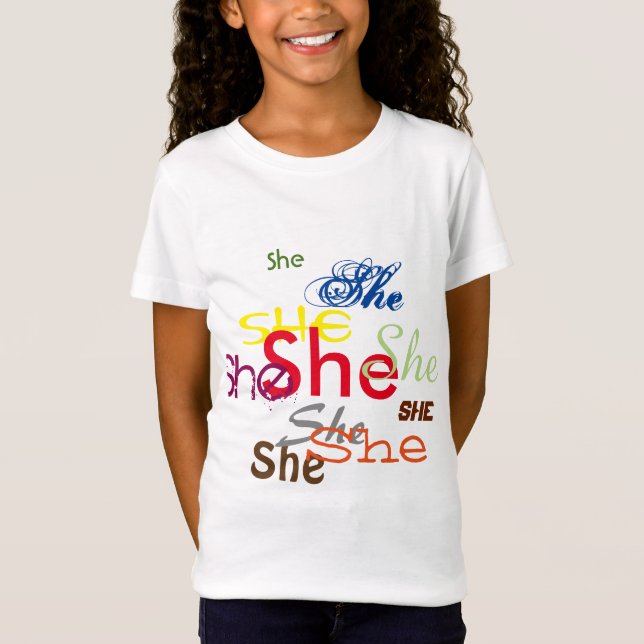 Sie überall T-Shirt (Vorderseite)