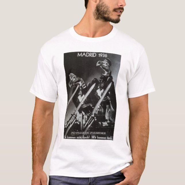 Sie überschreiten nicht! (1936) _Propaganda Plakat T-Shirt (Vorderseite)