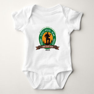 Sie umarmen EM, das wir EM schneiden Baby Strampler