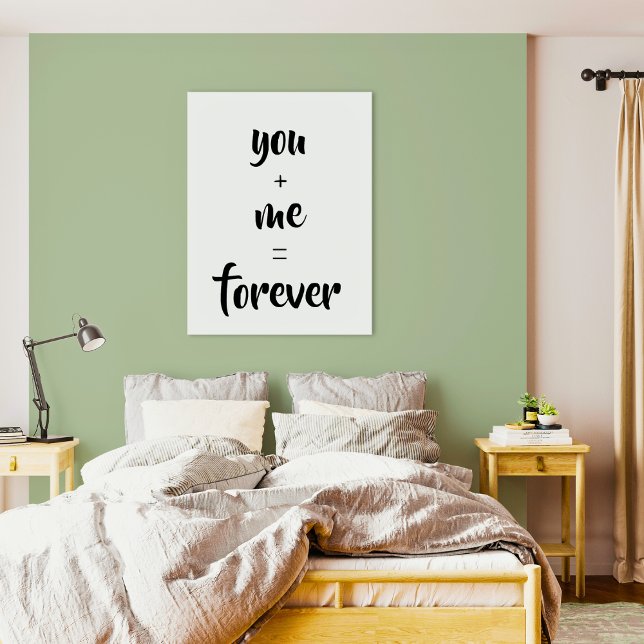 Sie und ich haben für immer Wall Art zitiert Poster (Von Creator hochgeladen)