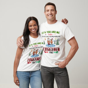 Sie und ich können bis zum wahnsinnig schlampigen T-Shirt