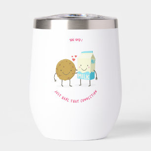 Sie und ich nur diese Verbindung Milch und Cookies