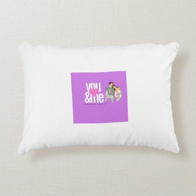 Sie und ich Pillow Design Dekokissen (Vorderseite)