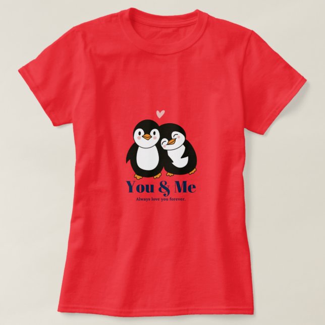 Sie und ich T - Shirt (Design vorne)