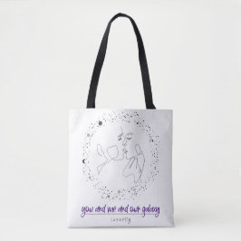 Sie und ich und unsere Galaxie Tasche
