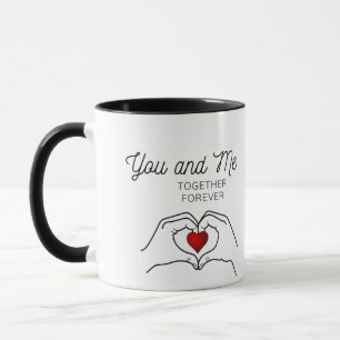 Sie und ich zusammen für immer Tasse