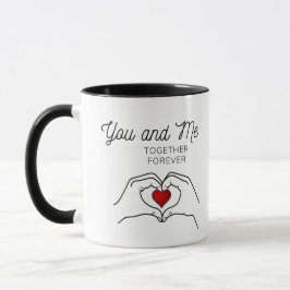 Sie und ich zusammen für immer Tasse