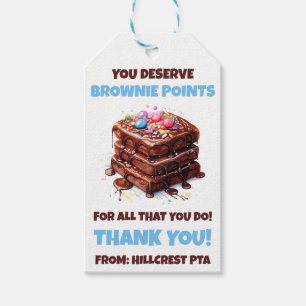 Sie verdienen Brownie Punkte! Vielen Dank für Ihr Geschenkanhänger