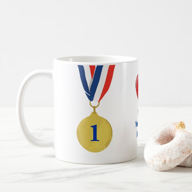 "Sie verdienen eine Goldmedaille!" Tasse der Mütte (Mit Donut)