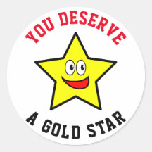 Sie verdienen einen Goldenen Stern