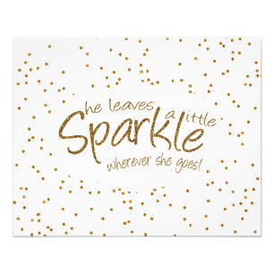 Sie verlässt einen wenigen Schein, wohin sie geht Fotodruck