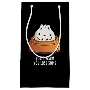 Sie verlieren etwas Funny Food Pun Dark BG Kleine Geschenktüte
