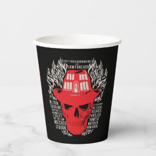 Sie versuchten, mich zu brennen pappbecher