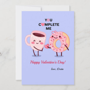 Sie vervollständigen die Valentintagskarte Feiertagskarte