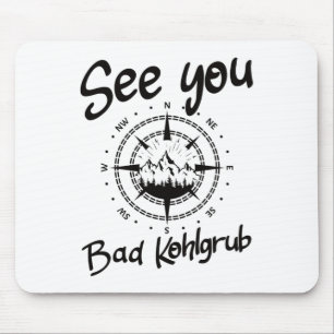 Sie wandern Bad Kohlgrub Deutschland Urlaub Ski C Mousepad