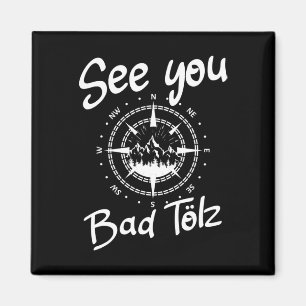 Sie wandern Bad Tölz Deutschland Urlaub Ski Comp Magnet