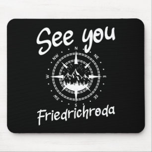 Sie wandern Friedrichroda Deutschland Urlaub Ski Mousepad