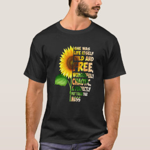 Sie war das Leben selbst frei und frei, wunderbar T-Shirt