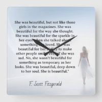 Sie war schön === F.Scott Fitzgerald Zitat