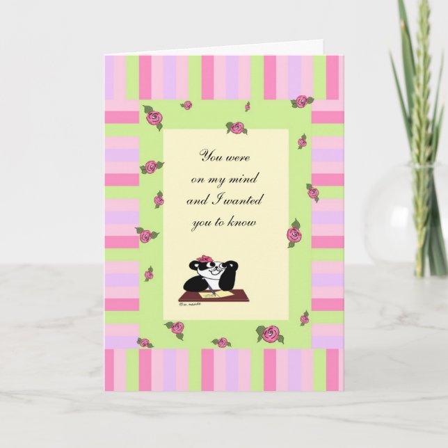 Sie waren auf meinem Verstand Karte (Vorderseite)