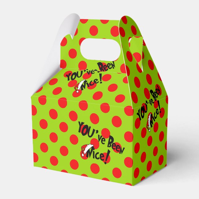 Sie waren ein nettes oder fröhliches Party Geschenkschachtel (Vorderseite)