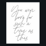 Sie waren für solch eine Zeit wie dieses Script ge Poster<br><div class="desc">Sie waren für solch eine Zeit wie dieses Script geboren</div>