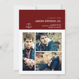 Sie waren gerahmten Abschluss Einladung