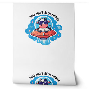 Sie waren moo'ed Mooed Kuh Moo-Ed Space Funny Tapete