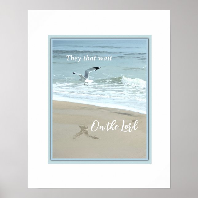 Sie warten auf den Herrn Poster (Vorne)