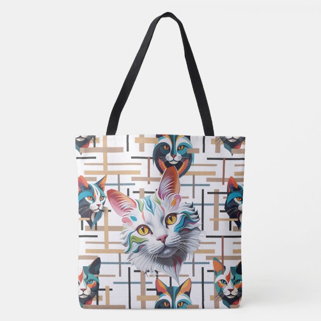 Sie warten auf ihre Zufriedenheit Tasche (Vorderseite)