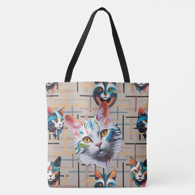 Sie warten auf ihre Zufriedenheit Tasche (Vorderseite)