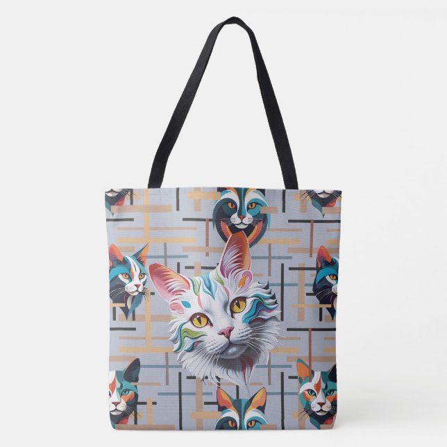 Sie warten auf ihre Zufriedenheit Tasche (Vorderseite)