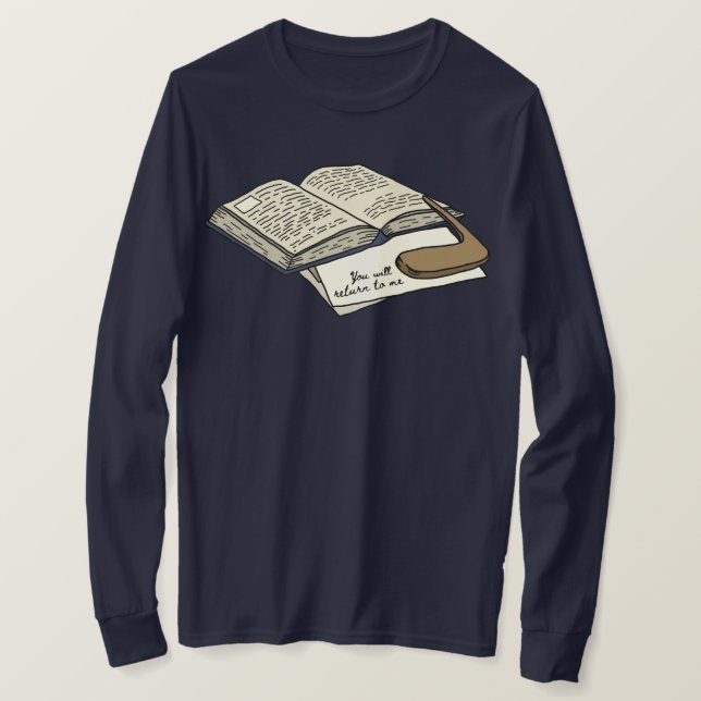 Sie werden den langen Schläfenschlauch-T - Shirt f (Design vorne)