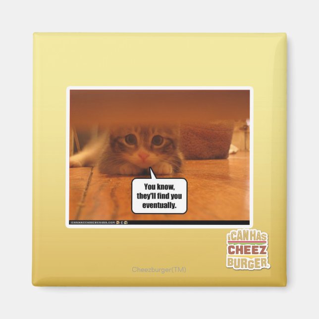 Sie werden dich finden magnet (Vorne)