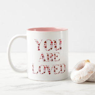 Sie werden geliebt V2 Zweifarbige Tasse