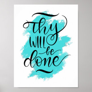 Sie werden gemacht - Christliche Schrift Poster