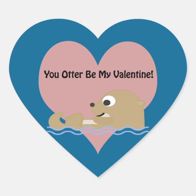 Sie werden nicht mein Valentinin sein Herz-Aufkleber (Vorderseite)
