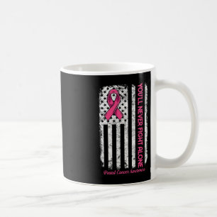 Sie werden niemals allein mit der Flagge gegen ros Kaffeetasse