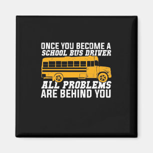 Sie werden Schulbusfahrer Magnet