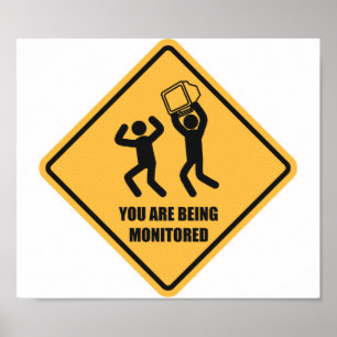 Sie werden überwacht poster