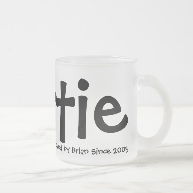 Sie werden von Ihnen geliebt - Tasse (Personalisie (Rechts)