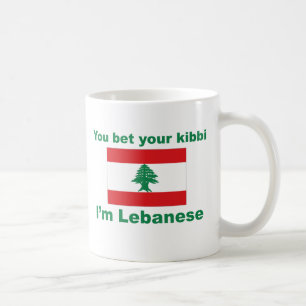 Sie wetten Ihr kibbi, das ich libanesisch bin Kaffeetasse