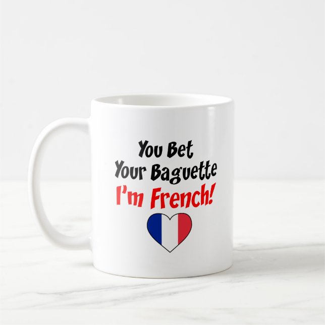 Sie wetten Ihr Stangenbrot, das ich französisch Kaffeetasse (Links)