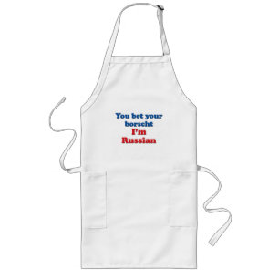 Sie wetteten Ihren Borscht Lange Schürze