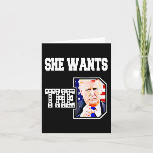 Sie Will den D Donald Trump 2024 Karte
