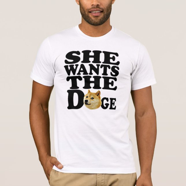 sie will den Doge T-Shirt (Vorderseite)