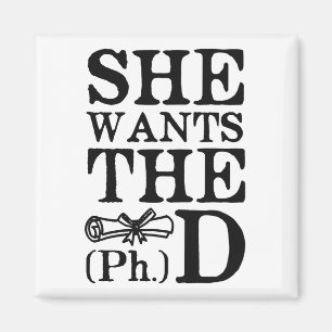 Sie Will den Doktortitel Magnet