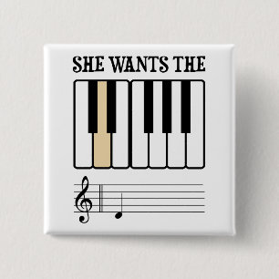 Sie will die d-Klavier-Musik Button