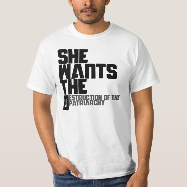 Sie will die D T-Shirt (Vorderseite)