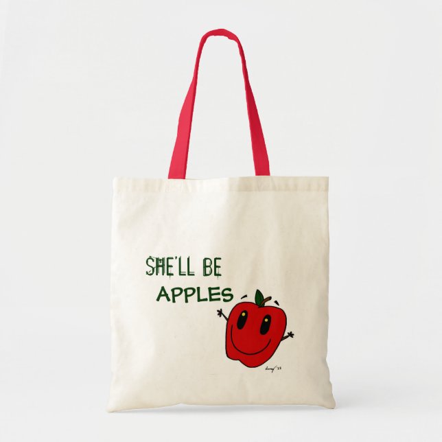 SIE WIRD ÄPFEL ZU DER Tasche SEIN (Vorne)